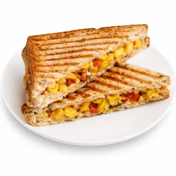 Corn And Cheese Sandwich