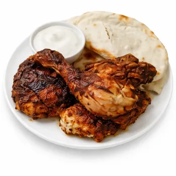 Grilled Chicken With Mayo Dip