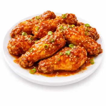 Orange Glazed Chicken Wings [6 Pieces]