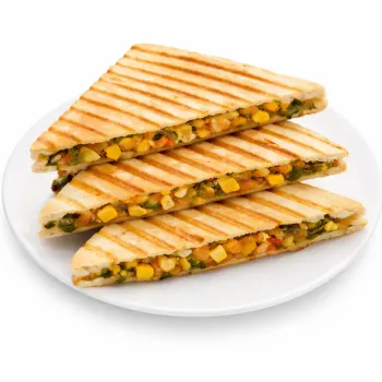 Spicy Paneer And Cheese Sandwich